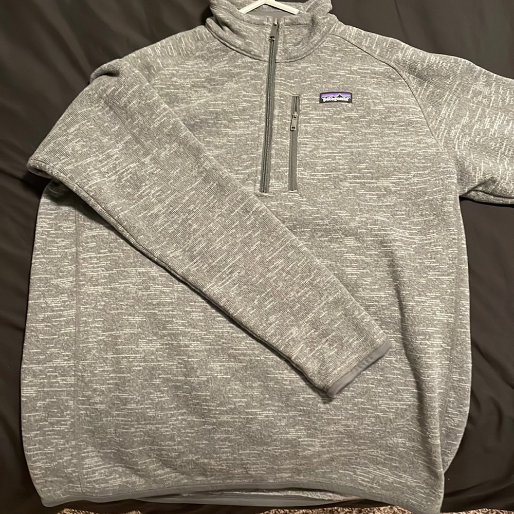 Size XL grey Patagonia Quarter zip lightly worn